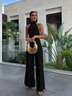 Pleated Halter Set
