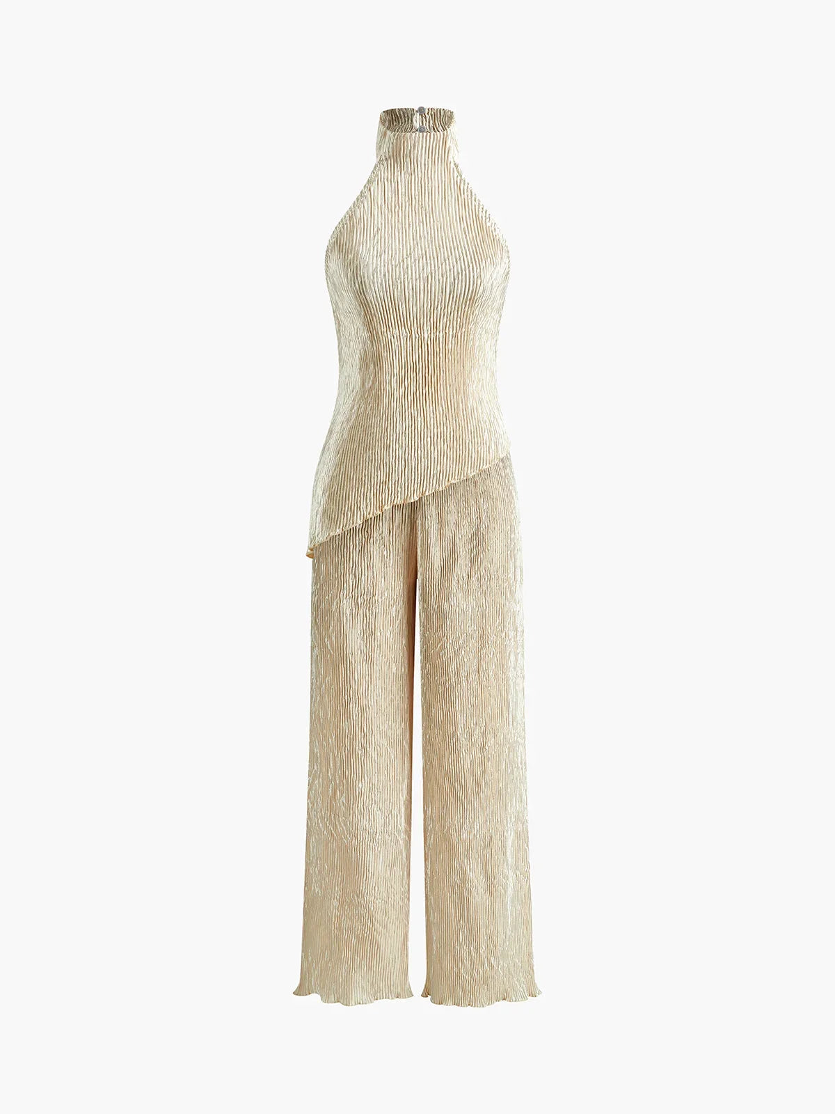 Pleated Halter Set