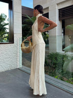 Pleated Halter Set